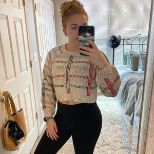 Multi Colored TopShop Cropped Sweater
